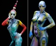 naked women bodypaint 003